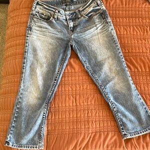 Silver AIKO Capri jeans 29